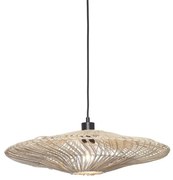 Lustra/Pendul eco din ratan Zanzibar flat 55cm L, white