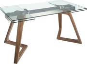Masa extensibila deosebita design LUX Glass 160-240x90cm