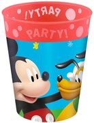 Disney Mickey Rock the House Set de pahare micro premium din plastic 4 buc 250 ml
