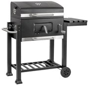 Grătar de grădină multifuncțional cu cărbune