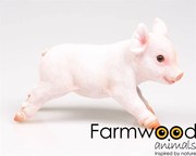 Figurina porcusor alergand h14 cm