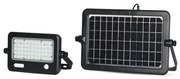 Proiector LED solar dimabil cu senzor LED/10W/3,7V 4000K IP65 + port USB