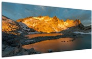 Tablou cu peisaj montan (120x50 cm)