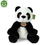 Panda din pluș Rappa, alb-negru, 27 cm