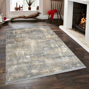 Covor, Notta 1107 , 100x200 cm, 60% polipropilena/40% poliester, Gri / Bej / Crem