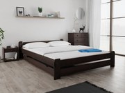 Pat Emily 160x200 cm, nuc Saltele: Fara saltea, Somiera pat: Cu lamele curbate