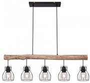 Suspensie vintage 5 becuri E27 MINA 15326-5N Globo