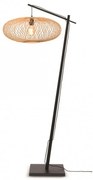 Lampadar eco din bambus Cango negru/ natur, 60x25cm