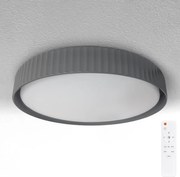 Brilagi - Plafonieră LED dimabilă LUCIA LED/60W/230V Ø 59 cm gri + telecomandă