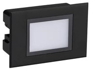 Spot LED incastrabil exterior, ambiental, IP65, RUDY negru