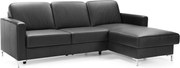 Colțar lemn masiv BASIC, 232 × 85 × 165 cm - Stânga