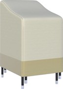 Outsunny Husă de protecție pentru scaune de grădină stivuibile prelată impermeabilă 90L x 70l x 115H cm Oxford înaltă densitate 600D Bej, Cafea | Aosom Romania