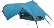 vidaXL Cort Teepee pentru 7 persoane cu acoperiș Albastru și Gri