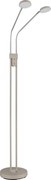 Globo 58504-2SSA-LED cu dimmer Lampă de podea SILVIO 2x6,5W/230V 2700/3350/4000K bej