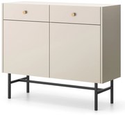 Comodă Desanta 2D2SZ (bej + negru). 1082794