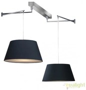 Lustra cu 2 pendule directionabile NATALIA 2S BK