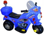 Motocicleta Electrica cu Acumulator Pentru Copii NOVOKIDS™ Motor Sport, Cu Melodii si Lumini, Trotineta Electrica, 3 Roti, MERS CU SPATELE, Albastru