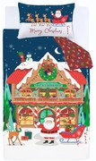 Lenjerie de pat pentru pat dublu 200x200 cm Santa's Workshop – Catherine Lansfield