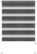 Jaluzea gri închis zi/noapte 42,5x150 cm Zebra – Gardinia