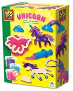 Set creativ - Creeaza unicorni neon cu sclipici din plastilina