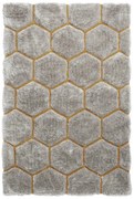 Covor Think Rugs Noble House, 120 x 170 cm, gri-galben