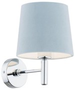 Lampă de perete BOLZANO 1xE27/15W/230V albastră/crom lucios Argon 3910