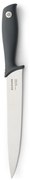 Cutit pentru carne Brabantia Tasty+ 1001164, 20 cm, Otel calit, Rezistent la zgarieturi si coroziune, Gri inchis