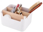 Organizator din plastic Altom Bamboo, 18 x 14,5 x 9,5 cm