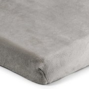 Cearșaf de pat 4Home microflanel, gri, 160 x 200 cm