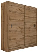 Dulap cu uși glisante SAPHIRA 203x215 cm, stejar Wotan