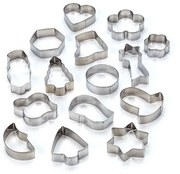 Set 15 forme cutter pentru biscuiti din otel inoxidabil Misty NAVA NV 186 014