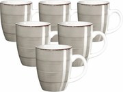 Set 6 căni Mäser Bel Tempo 380 ml, taupe