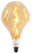 Bec LED E27 dimabil cu filament spiralat PS160 chihlimbar 6W 340 lm 1800K