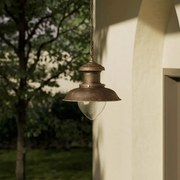 Lustra exterior IP44 realizata manual din alama Amalfi