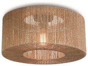 Plafoniera eco din iuta Iguazu round 50cm, natur