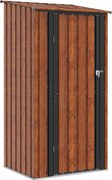 vidaXL Magazii pentru grădină Maro 103 x 86 x 200 cm Metal