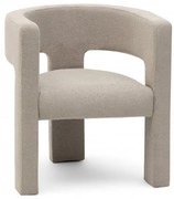 Fotoliu de design bej inchis ALPAH LOOP