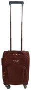 Troler cabina avion, zboruri low-cost, 40x30x20 cm, 4 roti, maro, TRC103