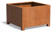 Vas de plante Corten - 120 x 120 x 80 cm