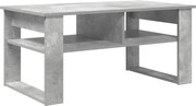 vidaXL Masă de cafea Gri din beton 96 x 54 x 44 cm Lemn compozit