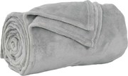 vidaXL Pătura de aruncat Gri 130 x 150 cm Molton