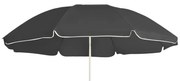 vidaXL Umbrelă de soare de grădină, stâlp din oțel, antracit, 180 cm