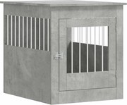 vidaXL Ladă pentru câini, gri beton, 64,5x80x71 cm, lemn compozit
