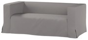Husă canapea Klippan cu 2 locuri, lungă, cu pliuri contrastante