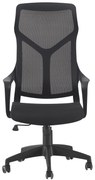 Scaun ergonomic, spatar mesh, inaltime reglabila, Negru