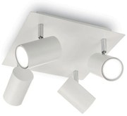 Plafoniera design modern minimalist SPOT PL4 alba 156774