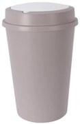 Cos gunoi Roma, plastic, 45 litri, 40x58 cm, maro