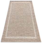 Covor SISAL BOHO 46201051 Cadru bej