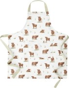 Șorț din bumbac Angus Highland Cow – Catherine Lansfield