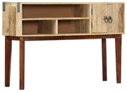 vidaXL Masă consolă, 115x30x76 cm, lemn masiv de mango nefinisat